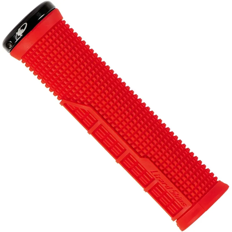 Lizard Skins Machine Single Clamp Lock-On MTB Grips - 135mm - Red
